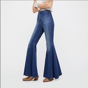 Free People Just Float On Flare Jeans